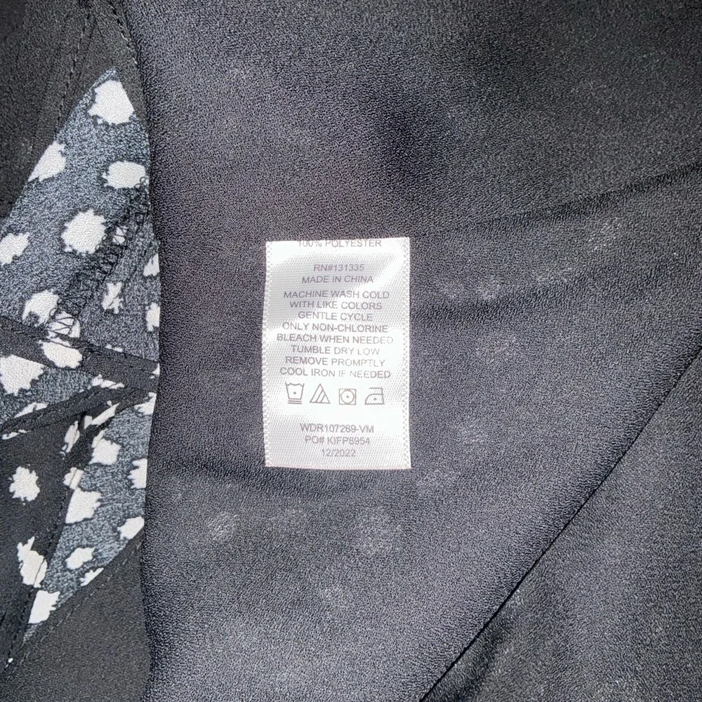 Black and White Sleeveless Mini Sundress Size Medium - Picture 4 of 6